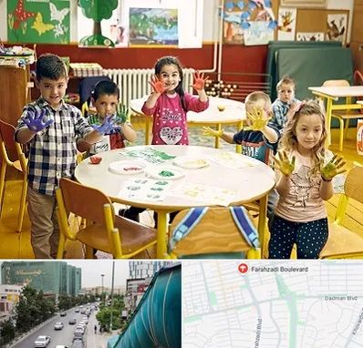 مهد کودک در بلوار فرحزادی