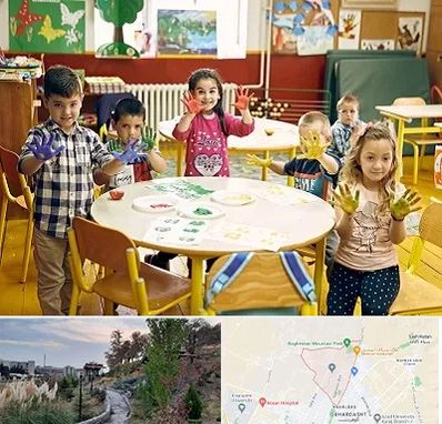 مهد کودک در باغستان کرج