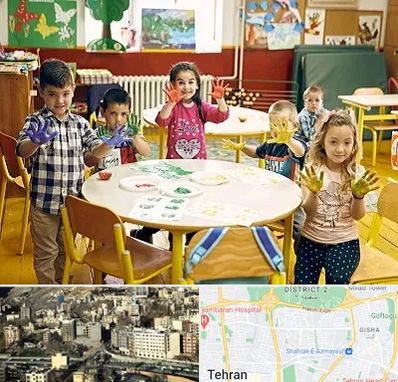 مهد کودک در مرزداران 