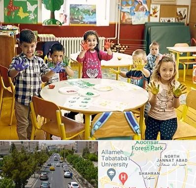 مهد کودک در شهران 