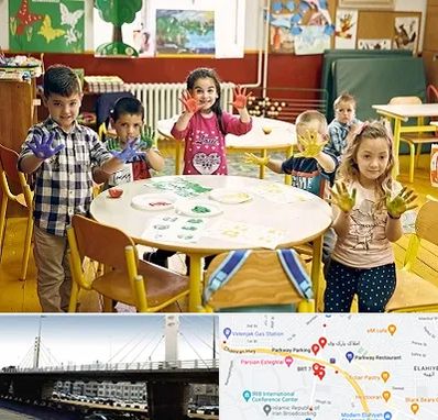 مهد کودک در پارک وی 