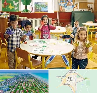 مهد کودک در ساری