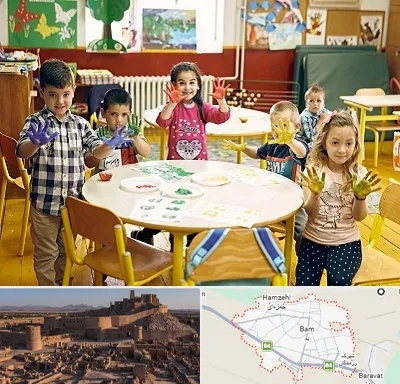 مهد کودک در بم