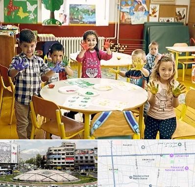 مهد کودک در مرکز تهران
