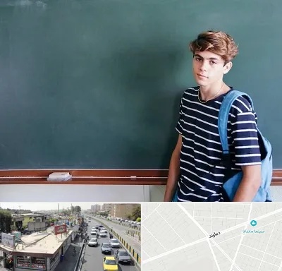 مدرسه تیزهوشان پسرانه در خیابان دماوند