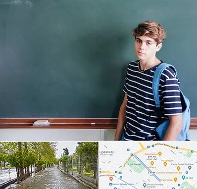 مدرسه تیزهوشان پسرانه در خیابان ارم شیراز