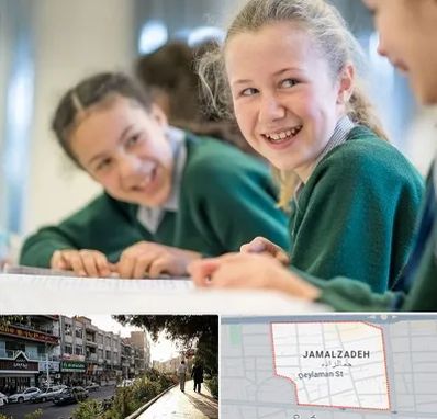 مدرسه تیزهوشان دخترانه در خیابان جمالزاده