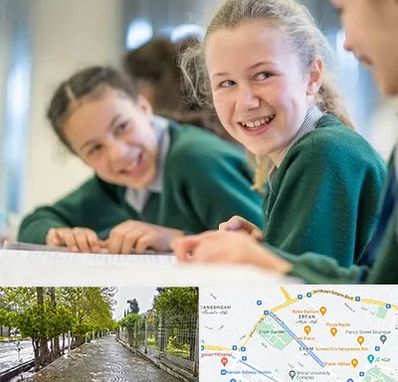 مدرسه تیزهوشان دخترانه در خیابان ارم شیراز