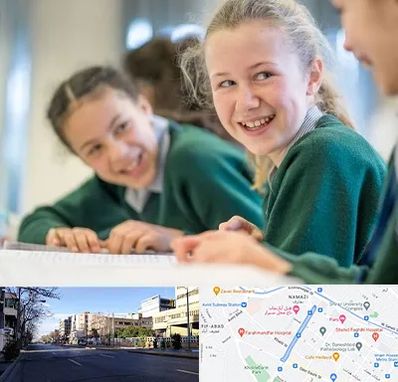 مدرسه تیزهوشان دخترانه در خیابان ملاصدرا شیراز