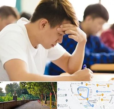 مدرسه کنکور در فلکه گاز رشت