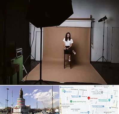 عکاس پرتره در کارگر جنوبی