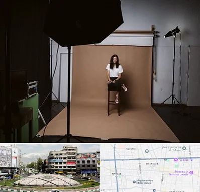 عکاس پرتره در مرکز تهران