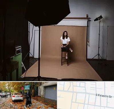 عکاس پرتره در خیابان فلسطین