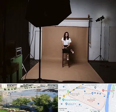 عکاس پرتره در گلستان اهواز