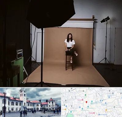 عکاس پرتره در میدان شهرداری رشت