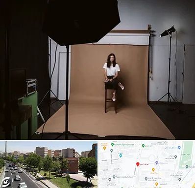 عکاس پرتره در شهرک آزمایش