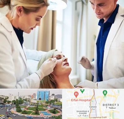 متخصص پوست و مو در ونک