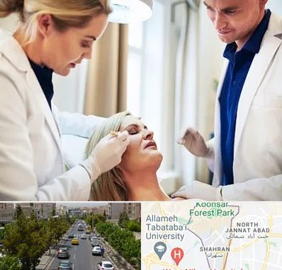 متخصص پوست و مو در شهران