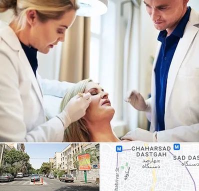 متخصص پوست و مو در چهارصد دستگاه