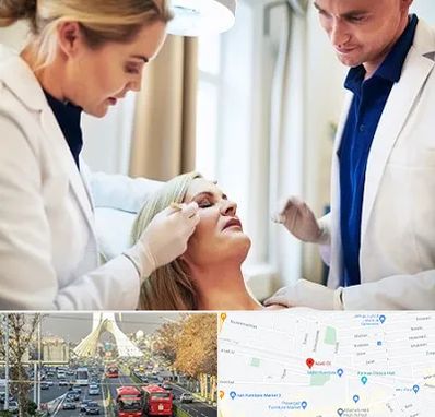 متخصص پوست و مو در خیابان آزادی