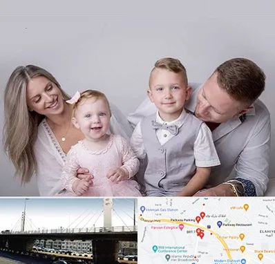 آتلیه عکس خانوادگی در پارک وی 