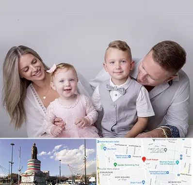 آتلیه عکس خانوادگی در کارگر جنوبی