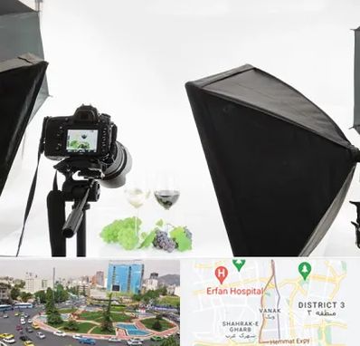 استودیو عکاسی تبلیغاتی در ونک 