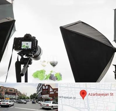 استودیو عکاسی تبلیغاتی در خیابان آذربایجان
