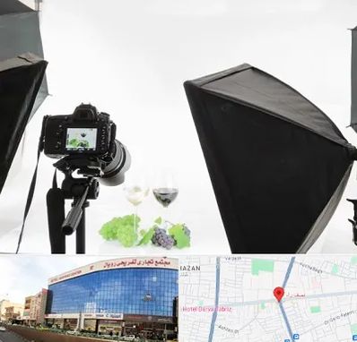 استودیو عکاسی تبلیغاتی در نصف راه تبریز