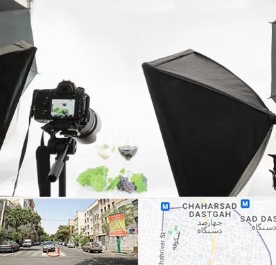 استودیو عکاسی تبلیغاتی در چهارصد دستگاه 