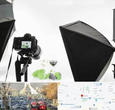 استودیو عکاسی تبلیغاتی در خیابان آزادی