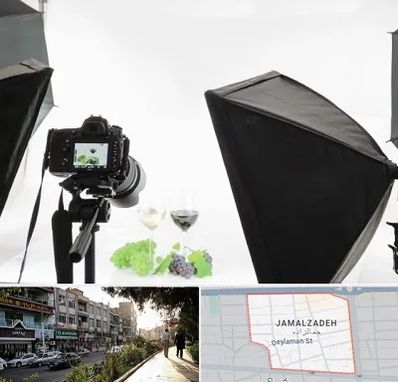 استودیو عکاسی تبلیغاتی در خیابان جمالزاده