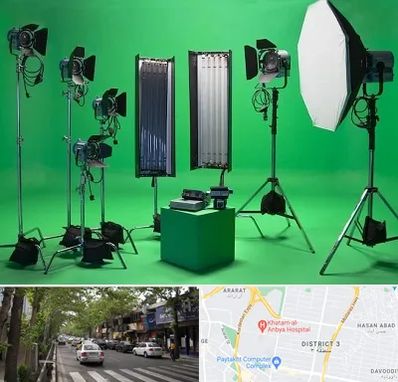استودیو فیلمبرداری در ظفر 