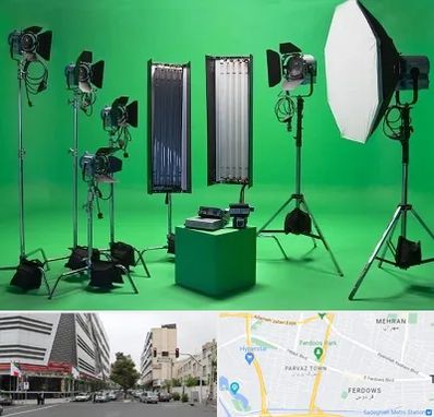 استودیو فیلمبرداری در بلوار فردوس 