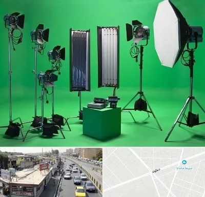 استودیو فیلمبرداری در خیابان دماوند