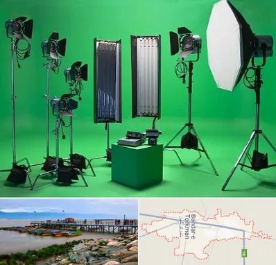 استودیو فیلمبرداری در بندر ترکمن