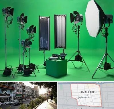 استودیو فیلمبرداری در خیابان جمالزاده