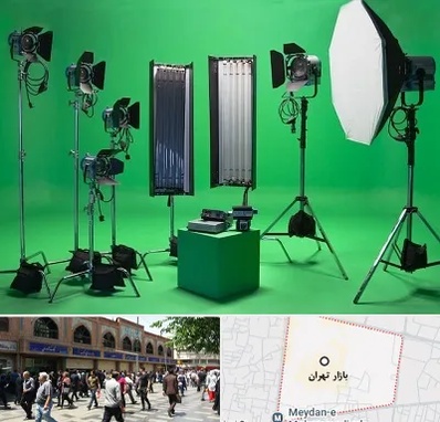 استودیو فیلمبرداری در بازار تهران