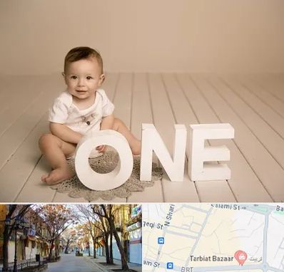 آتلیه عکاسی تولد در تربیت تبریز