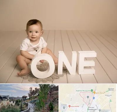 آتلیه عکاسی تولد در باغستان کرج