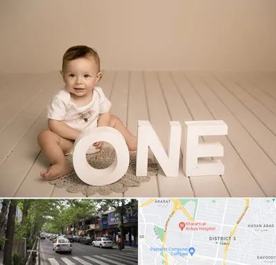 آتلیه عکاسی تولد در ظفر 