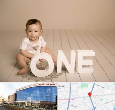 آتلیه عکاسی تولد در نصف راه تبریز