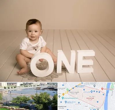 آتلیه عکاسی تولد در گلستان اهواز