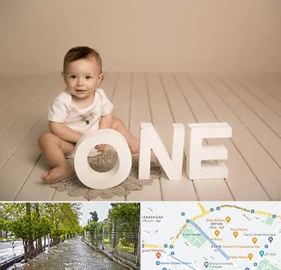 آتلیه عکاسی تولد در خیابان ارم شیراز