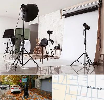 استودیو عکاسی در خیابان فلسطین