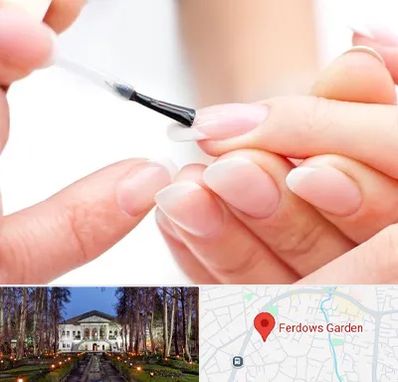 ترمیم کار ناخن در باغ فردوس