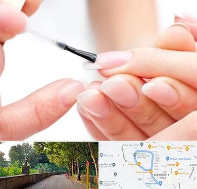 ترمیم کار ناخن در فلکه گاز رشت