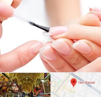 ترمیم کار ناخن در بازار وکیل شیراز