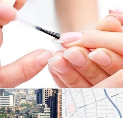 ترمیم کار ناخن در خیابان بهشتی