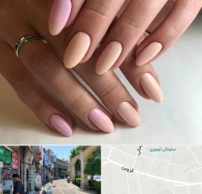 ژلیش ناخن در خیابان قزوین